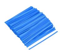 QUARKZMAN Fascette Stringicavo Twist 4,7" 120mm Legami per Pane Chiusura Plastica Metallico per Legare Pane Caramelle Sacchetti Regalo Cravatte Lavori Artistici Artigianali Blu 300pz