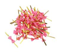 QUARKZMAN Fascette Stringicavo Twist Alluminio 3,1" 80mm Chiusura Plastica Metallico per Legare Pane Caramelle Sacchetti Regalo Cravatte Lavori Artistici Artigianali Rosso Scuro 100pz