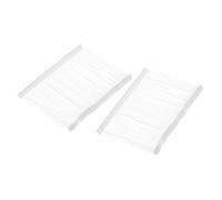QUARKZMAN Fermagli Fissaggio Standard Plastica Regolare Barbe per Etichette Prezzo per Pistola Etichettatrice per Etichette Prezzo Abbigliamento Barbe 75mm/2,95" 1000pz Bianche