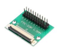 QUARKZMAN FFC FPC Connector Board 20 Pin 1mm Socket To 2.54mm Double Row Straight Needles Flip-Down Adapter, PCB Converter Board For LCD TV Digital Camera Laptop