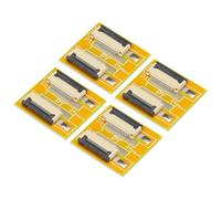QUARKZMAN FFC FPC Estensione Scheda PCB 16 Pin 0,5mm Passo Singolo Lato 4pz | Estendere ZIP HDD Connettore, per LCD, 3D, Stampante, Videocamera, DVD, TV, Laptop