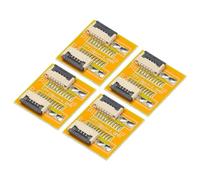 QUARKZMAN FFC FPC Estensione Scheda PCB Estendere ZIP HDD Connettore 4 Pin 1mm Passo Singolo Lato per LCD 3D Stampante Videocamera DVD TV Laptop 4pz