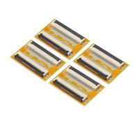 QUARKZMAN FFC FPC Estensione Scheda PCB Estendere ZIP HDD Connettore 40 Pin 0.5mm Passo Singolo Lato per LCD 3D Stampante Videocamera DVD TV Laptop 4pz
