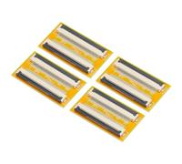 QUARKZMAN FFC FPC Estensione Scheda PCB Estendere ZIP HDD Connettore 50 Pin 0.5mm Passo Singolo Lato per LCD 3D Stampante Videocamera DVD TV Laptop 4pz