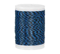 QUARKZMAN Filato di Servizio per Corda Arco Ricurvo 120 Yard / 110 m Nylon Bowstring per Arco Ricurvo E Compound Legatura Punto di Mira E Nock (Blu/Nero)