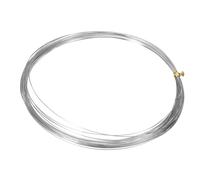 QUARKZMAN Filo in acciaio inox da 26 gauge 0,4 mm, 10 m, morbido artigianato, scultore, resistente all'ossidazione, per la creazione di gioielli, perline, fai da te, argento