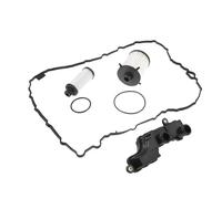 QUARKZMAN Filtro per Trasmissione Automatica Kit Guarnizione Coppa Olio Filtro Raffreddatore Olio CVT Adatto per Audi A4 17-20 con Guarnizione Filtro Raffreddatore Olio No.0CK325421A - 4pz