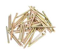 QUARKZMAN Finishing Nails 50pcs 32mm 1.3 Inch Chiodi A Testa Perduta In Acciaio Al Carbonio Per Hardware A Guida Manuale, Colore Zincato