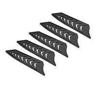 QUARKZMAN Fodere Per Coltelli Di Sicurezza Per Coltello Da Chef 8", Custodia Universale Per Lame In ABS Protettore Per Coltelli Da Cucina Nero Confezione Da 5