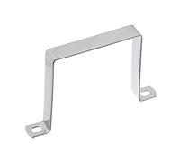 QUARKZMAN Forma U Connettore Staffa, 100mm x 100mm 304 Inossidabile Acciaio Inossidabile Acciaio Barra Sicurezza Supporto Staffe Supporto Montante Canale, 1pz