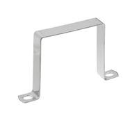 QUARKZMAN Forma U Connettore Staffa, 90 x 90mm 304 Inossidabile Acciaio Inossidabile Acciaio Barra Sicurezza Supporto Staffe Supporto Montante Canale, 1pz
