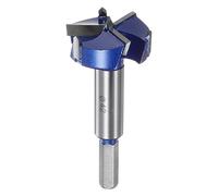 QUARKZMAN Forstner Trapano Punta 42mm (1-2/3") Carburo Tungsteno 3 Alesatura Forstner Punta per Cerniera Legno Foro Trapano Lavorazione Legno