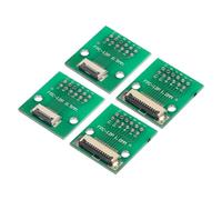 QUARKZMAN FPC FFC PCB Convertitore Scheda 12P a DIP 2,54 mm 4pz | 0,5mm sul Lato Zoccolo, Posteriore 1,0mm, a DIP 2,54 mm, per LCD, 3D, Stampante, Fotocamera, DVD, TV