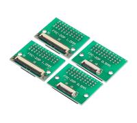QUARKZMAN FPC FFC PCB Convertitore Scheda 20P 0.5mm sul Lato Zoccolo, Posteriore 1.0mm, a DIP 2,54 mm per LCD 3D Stampante Fotocamera DVD TV 4pz