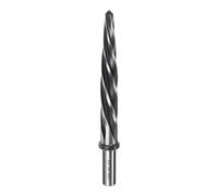 QUARKZMAN Fresa Conica per Mandrino 5/8" M2 Punta Alesatore Ponte con Scanalature Spirale Acciaio ad Alta Velocità con 1/2" Attacco per Foratura Fori Metallo Lega Alluminio Legno Plastica
