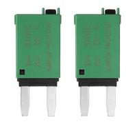 QUARKZMAN Fusibile Manuale Riavviabile, 32V CC 30A E79 Profilo Basso ATC/ATO Interruttore Manuale A Lamella Fusibili Riavviabili Per Auto, Camion, RV, SUV, Nautico, Barca, Moto,