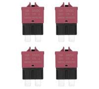 QUARKZMAN Fusibile Manuale Ristabilibile, 32V CC 10A E39 Profilo Basso Interruttore A Lame ATC/ATO Manuale Fusibili Ristabilibili Per Auto, Camion, RV, SUV, Nautico, Barca, Moto