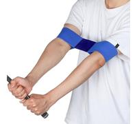 QUARKZMAN Golf Banda Attrezzatura per Allenamento Fasce per Braccio Golf, Lunghezza 35cm Larghezza 7cm Attrezzatura Pratica Swing Correzione Golf, Blu