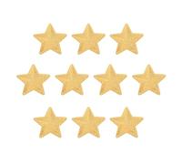 QUARKZMAN Grandi Paillettes a 5 Stelle Patch Termoadesive Ricamate Cuci Patch Paillettes per Riparazione Abbigliamento Zaino Decorazione Scarpe 90x90mm/3,54x3,54" 10pz (Oro)