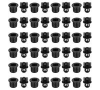 QUARKZMAN Griglia Guida Per Altoparlante In Plastica Nera Tipo A Sfera Con Attacco A Scatto Per Fissaggio Del Telaio Del Corpo Della Scatola 10.6mm x 10.8mm Per Parti E Accessori 30 Coppie