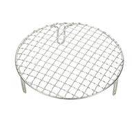 QUARKZMAN Griglia Rotonda da Cucina da 7.5 Pollici Griglie in Acciaio Inossidabile con Gambe Griglia A Rete per Barbecue per Cottura Raffreddamento Cottura A Vapore Utensili da Cucina