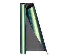 QUARKZMAN HTV Carta Termoadesiva 12" x 8.5ft Rotolo PU Golden Charm Green Carta Termoadesiva per Tutte Le Macchine da Taglio Facile da Tagliare E Sbucciare