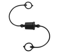 QUARKZMAN Idraulico Quick Coupler, ISO-A 18.5mm Quick Connect Coupling | Tappo Antipolvere Maschio e Copertura Femmina con Anello di Ritenuta per Tubo, Trattore, Accessorio Caricatore