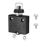 QUARKZMAN Interruttore Termico, 15A 125/250V AC 32V DC Pulsante Reset Manuale Protezione Sovraccarico Con Baccello Impermeabile Dado A Vite Per Auto Motore Compressore Aria