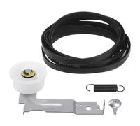 QUARKZMAN Kit Rulli Tamburo Asciugatrice Cinghia Puleggia Ricambi Supporto Rulli Tamburo Asciugatrice, Kit Manutenzione Sostituzione Parti