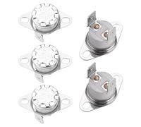 QUARKZMAN KSD301 Termostato 145°C/293°F 10A Normalmente Chiuso N.C Regolare Interruttore Temperatura Disco a Scatto per Microonde Macchina Caffè 5pz, Materiale Ceramico