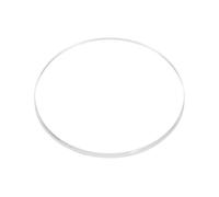 QUARKZMAN Lente in vetro di cristallo per orologi 24,5mm Dia 1,5mm Spessore Piatto Tondo Chiaro in Vetro di Zaffiro per Sostituzione Lenti per Riparazione di Orologia