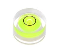 QUARKZMAN Livella a Bolla Rotonda 13x7mm Mini Livella Circolare Bullseye per Livellare Fotocamera Treppiede Telescopio Officina Cornice per Giradischi, Verde