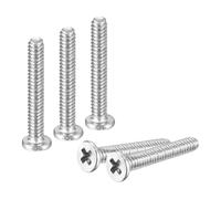 QUARKZMAN M1.6-0.35 x 10mm 20Pz Viti Testa Piana a Croce in Acciaio Inossidabile 304 Viti a Macchina Ferramenta di Fissaggio per Connessioni Mobili