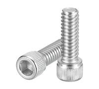 QUARKZMAN M10-1,5x30 Bulloni a Testa Esagonale 6pz Viti a Esagono Incassato in Acciaio Inossidabile 304 per Biciclette da Strada Bici Montagna Auto Moto