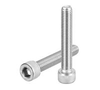 QUARKZMAN M10-1,5x60 Bulloni a Testa Esagonale 6pz Viti a Esagono Incassato in Acciaio Inossidabile 304 per Biciclette da Strada Bici Montagna Auto Moto
