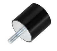 QUARKZMAN M12 Filettatura Supporti Gomma Isolatori Antivibrazioni Ammortizzatore Cilindrico con Perni 60 x 60mm