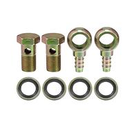 QUARKZMAN M18x1.5 12mm Auto Banjo Bullone Tubo Dentellato Raccordi Adattatore (Set di 2)