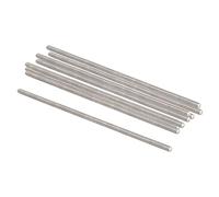 QUARKZMAN M3 x 100mm 0.5mm Passo Completamente Filettato Aste x 10pz 304 Acciaio inossidabile Maschio Filettato Asta Barra per Bulloni e Morsetti e Grucce e Bulloni a U,[Argento]