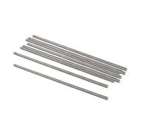 QUARKZMAN M3 x 120mm 0.5mm Passo Completamente Filettato Aste x 10pz 304 Acciaio inossidabile Maschio Filettato Asta Barra per Bulloni e Morsetti e Grucce e Bulloni a U,[Argento]