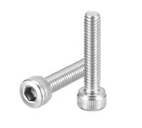 QUARKZMAN M4-0,7x20 Bulloni a Testa Esagonale 100pz Viti a Esagono Incassato in Acciaio Inossidabile 304 per Biciclette da Strada Bici Montagna Auto Moto