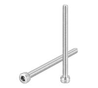 QUARKZMAN M4-0,7x55 Bulloni a Testa Esagonale 25pz Viti a Esagono Incassato in Acciaio Inossidabile 304 per Biciclette da Strada Bici Montagna Auto Moto
