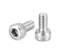 QUARKZMAN M4-0,7x8 Bulloni a Testa Esagonale 50pz Viti a Esagono Incassato in Acciaio Inossidabile 304 per Biciclette da Strada Bici Montagna Auto Moto