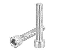 QUARKZMAN M6-1x40 Bulloni a Testa Esagonale 50pz Viti a Esagono Incassato in Acciaio Inossidabile 304 per Biciclette da Strada Bici Montagna Auto Moto