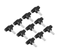 QUARKZMAN M6 x 20mm Filettatura Blocco Maniglia Impugnatura x 10pz T-Forma Vite Pomello Mano Manopole Sostituzione