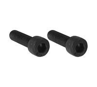 QUARKZMAN M8 Filetto 37,7mm Lungo Presa Cappuccio Vite x 2pz Metallo Acciaio Esagonale Testa Bullone per Arredamento Mobili Produzione Automotive, [Nero, Sinistro Mano]