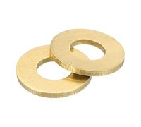 QUARKZMAN M8 Rondella Piatta, 30pz Ring di Guarnizione Piana in Ottone 18mm OD 1,5mm Spessore Ring Guarnizione Tenuta Metallo per Viti Bulloni Dadi