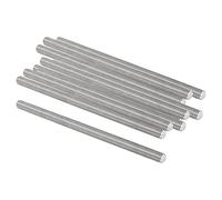 QUARKZMAN M8 x 160mm 1.25mm Passo Completamente Filettato Aste x 5pz 304 Acciaio inossidabile Maschio Filettato Asta Barra per Bulloni e Morsetti e Grucce e Bulloni a U,[Argento]