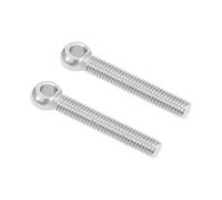 QUARKZMAN M8 x 50mm Macchine Spalla Altalena Sollevamento Occhio Bullone 2pz 304 Acciaio Inossidabile Metrico Filettatura Perno Albero Perno oring Bullone per Conduttura Cancello Valvole