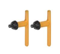 QUARKZMAN Mandrino Chiave 8mm Superiore Inserisci Testa Diametro 11 Denti per 3-16mm Trapano Mandrino Giallo 2pz