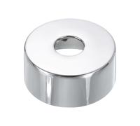 QUARKZMAN Manicotto per Asta Doccia, 2.6" OD 1.18" Spessore Piastra di Copertura in Acciaio Inossidabile per Tubo da 0.83" per Teste Doccia, Argento